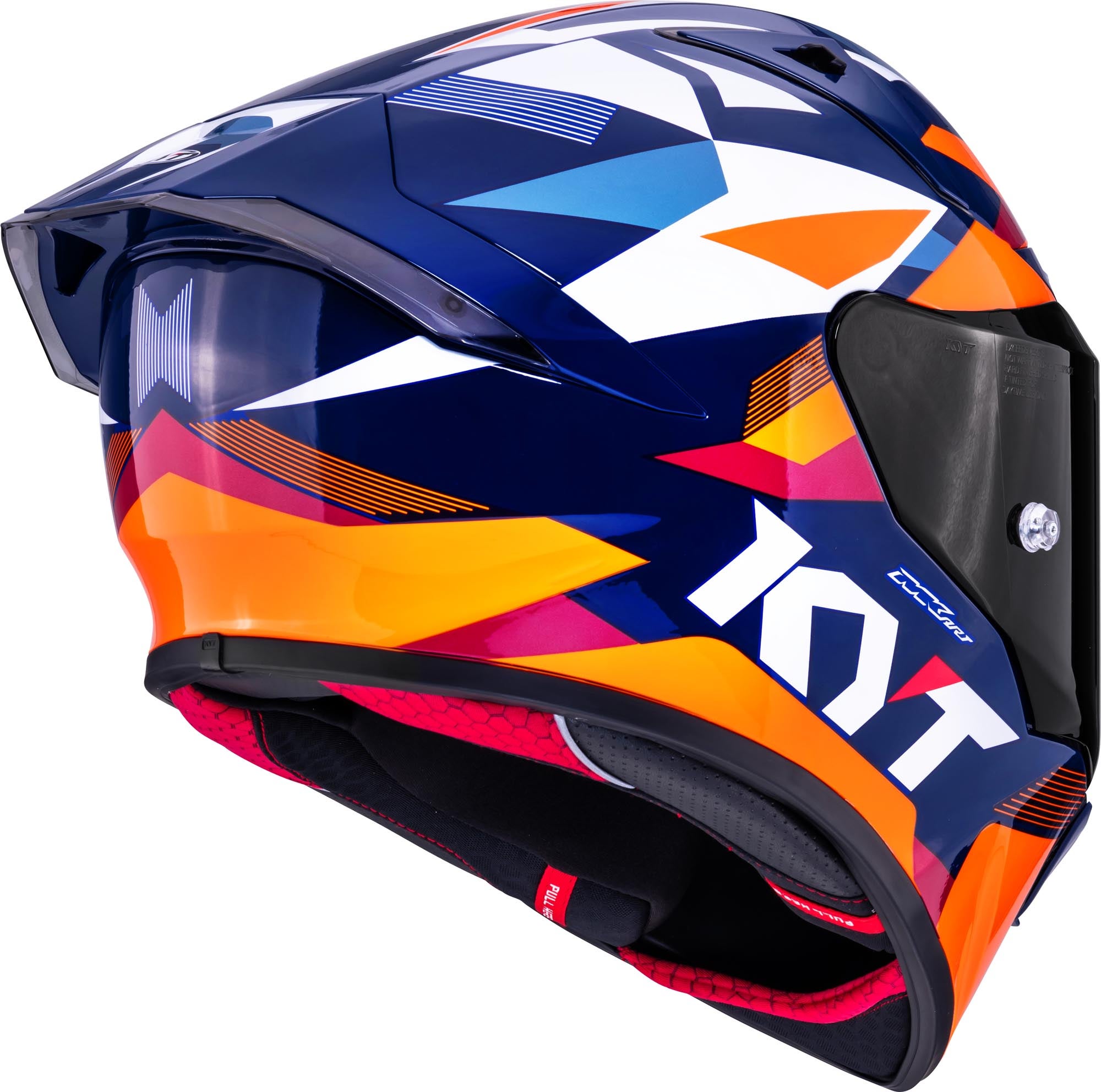 KYT R1R Diamond Casque bleu/orange XXL (63) Figure 5