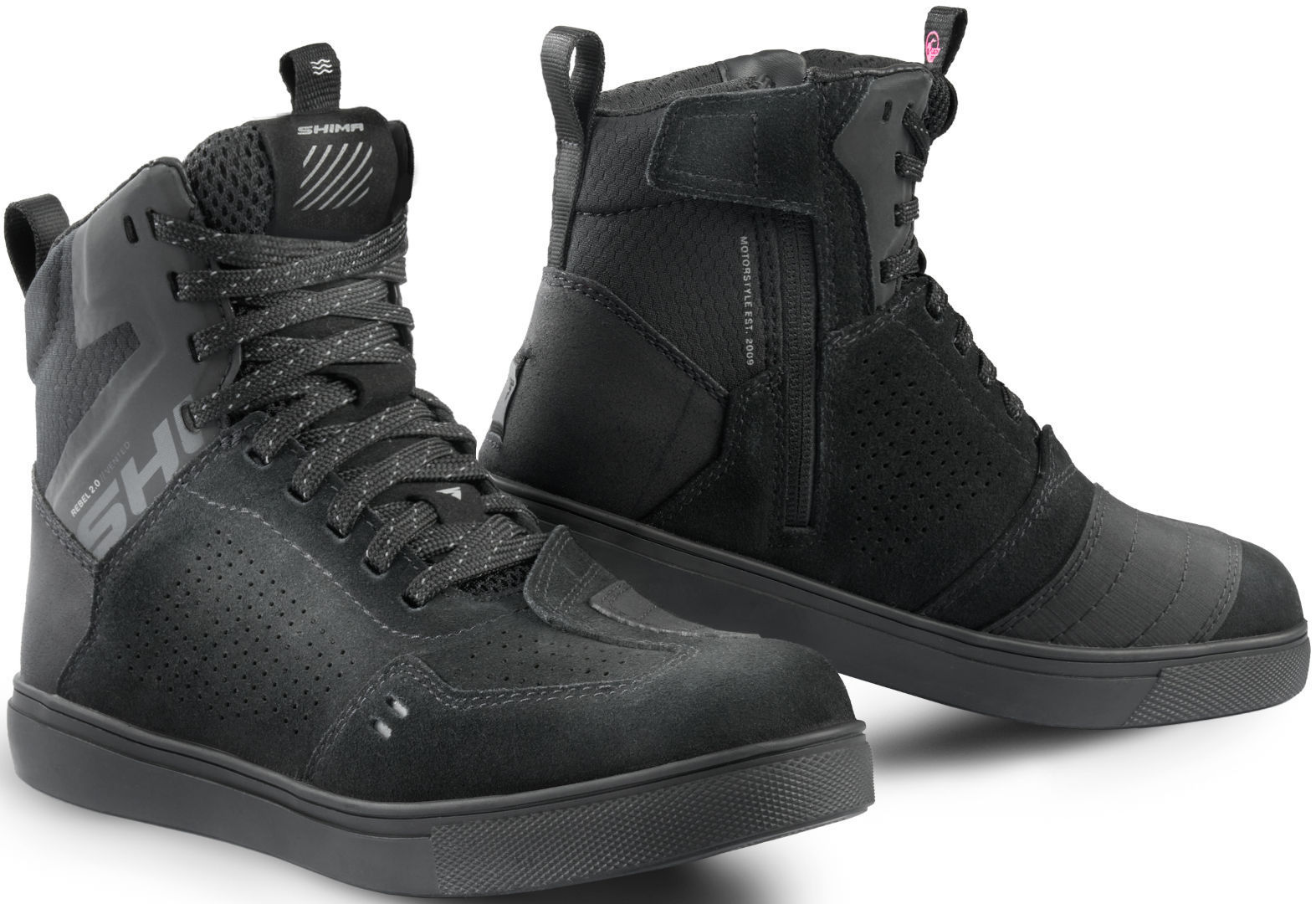 SHIMA Rebel Vented 2.0 perforated Ladies Motorcycle Shoes-image-866596610