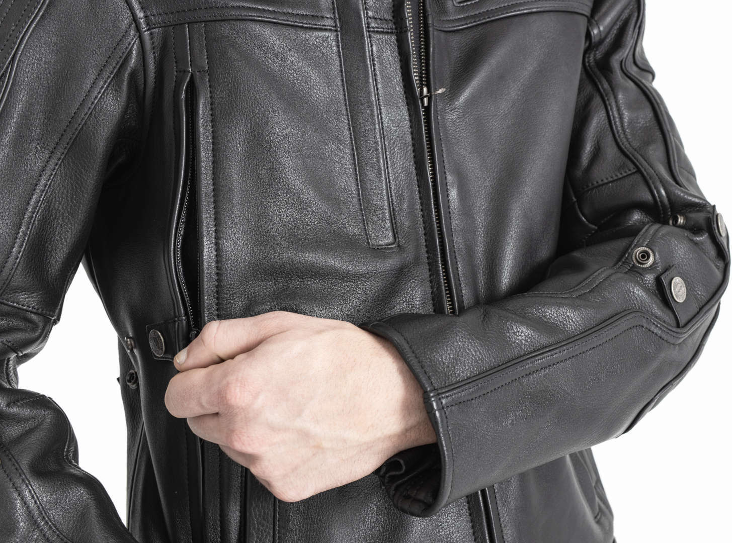 John Doe Technical XTM Motorfiets leren jas 4XL Figuur 8