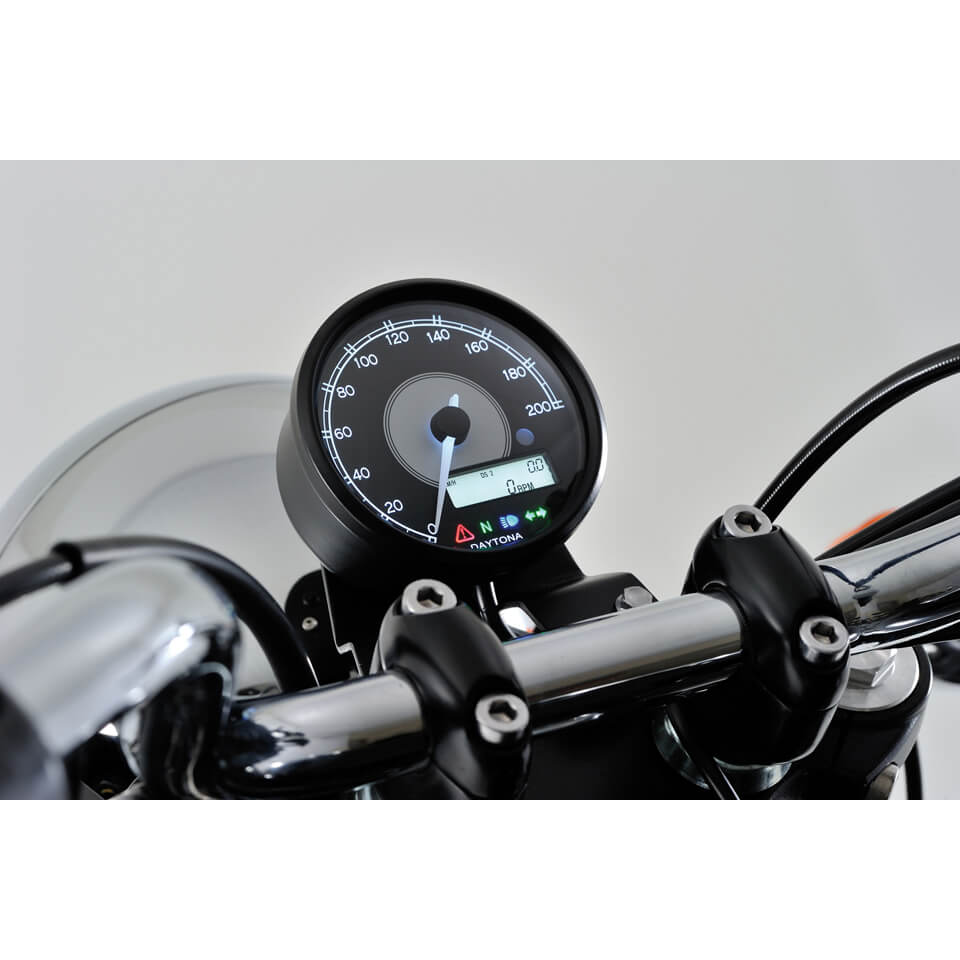 DAYTONA Corp. VELONA, velocímetro digital com suporte, Ø 48 mm Artigo principal Figura 1