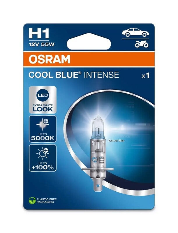 OSRAM H1 Bec Intens Cool Blue 12V/55W - x1 Figura 1