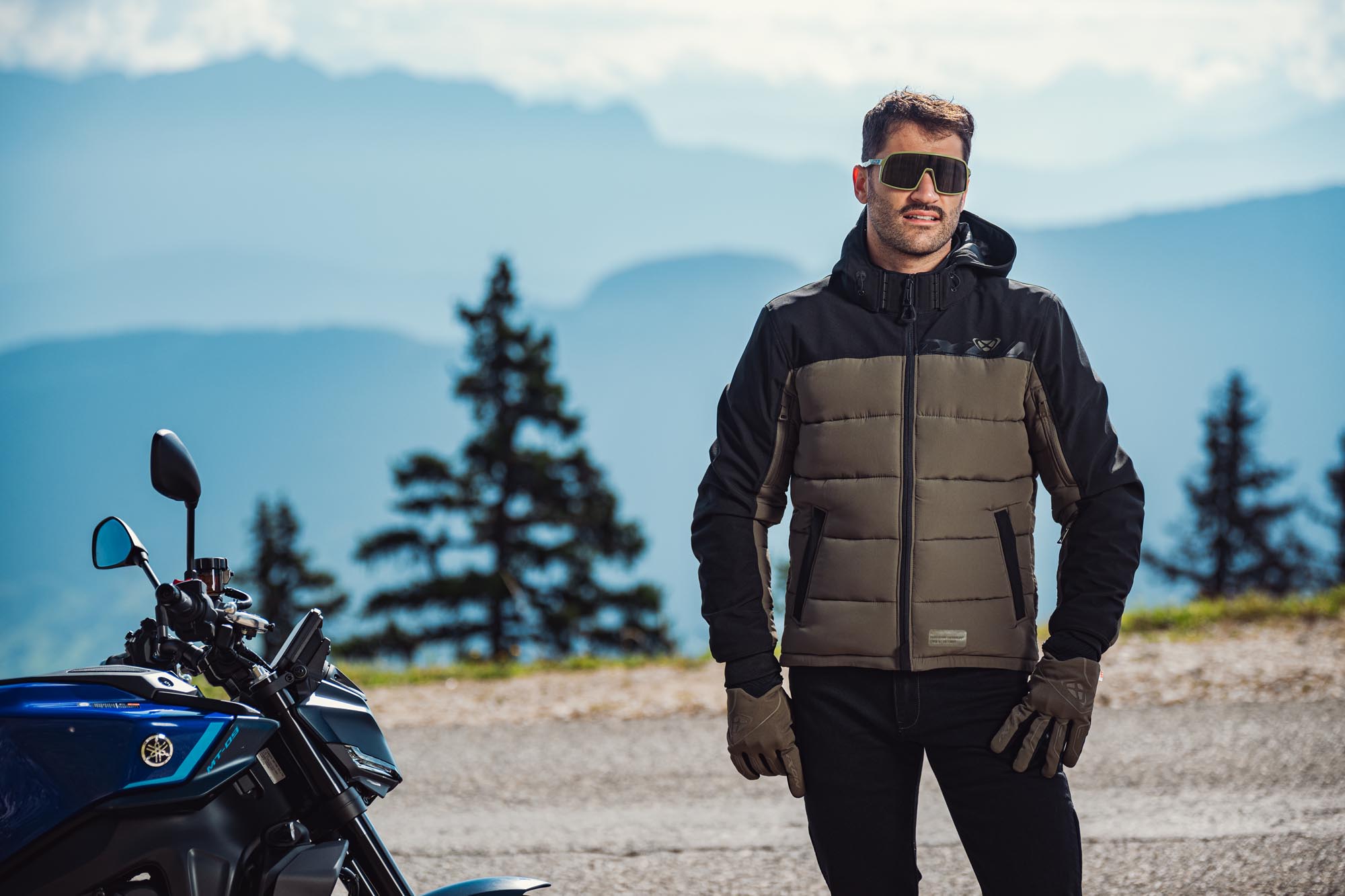 Ixon Aspen waterproof Motorcycle Textile Jacket black/green 4XL Figure 12