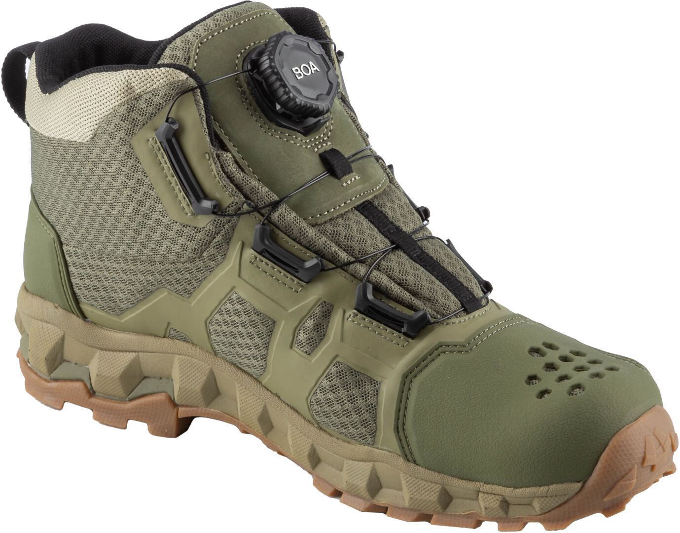 Klim Ridgeline 2025 Leder-/Mesh Motorradstiefel grün 8 (41) Abbildung 5