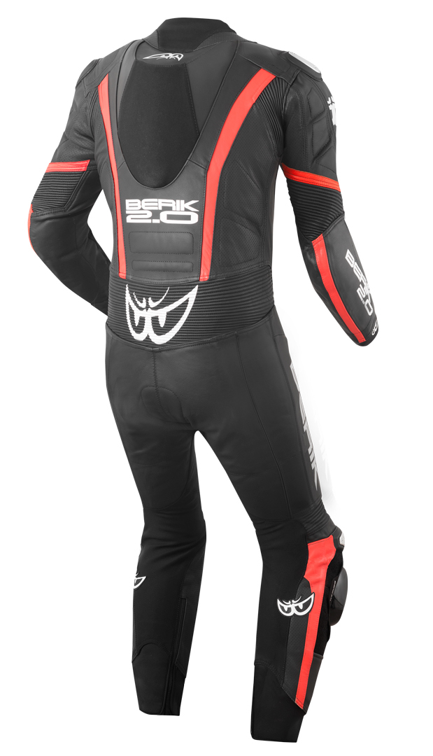 Berik Losail One Piece Motorcycle Leather Suit black/red 58 Figure 2