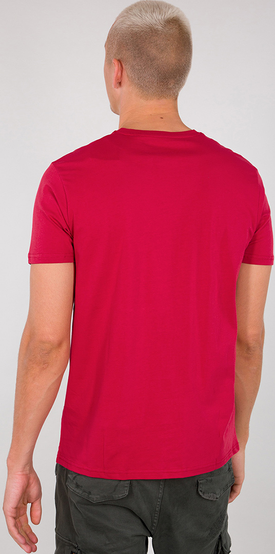 Alpha Industries Basic T-shirt rosso scuro XXL Figura 2