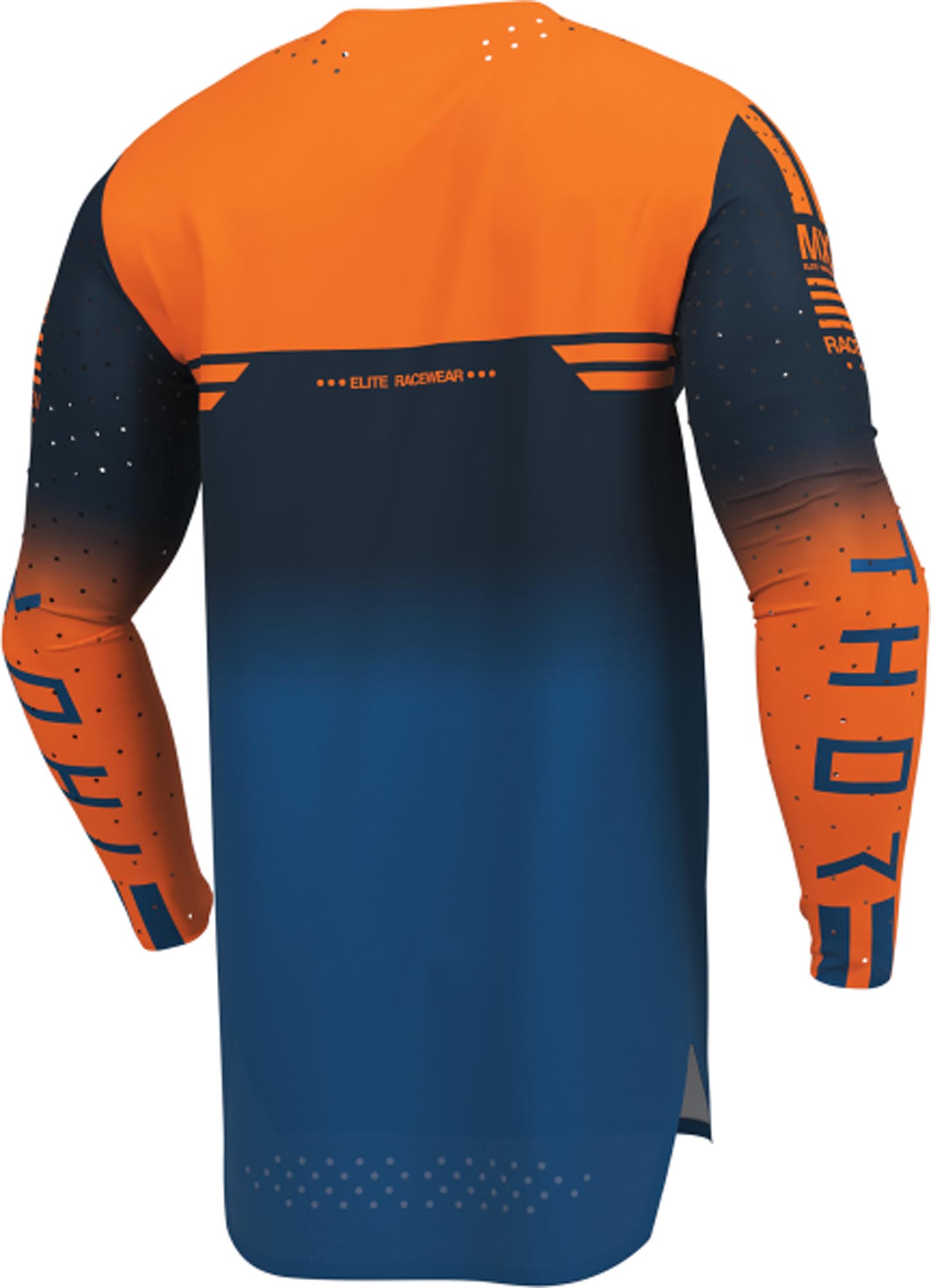 Thor Sportmode Geo Motocrosstrøje blå/orange L Figur 2