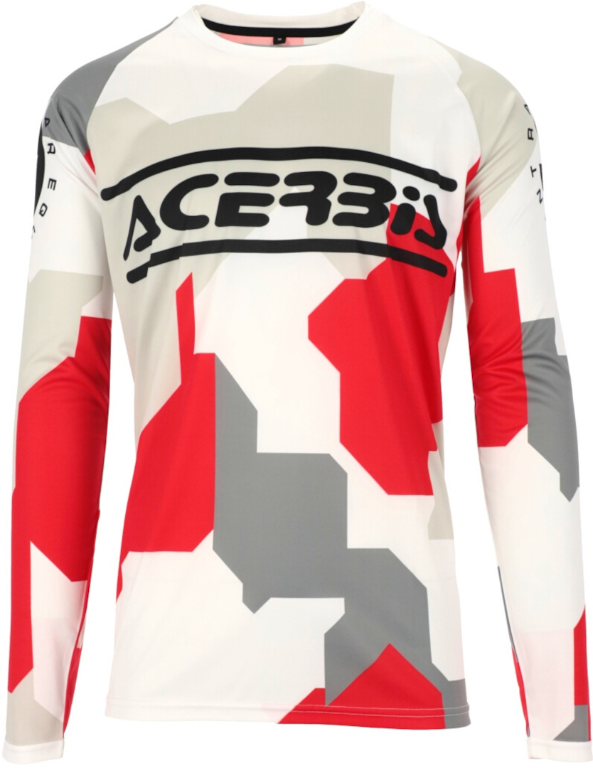 Acerbis MX Linear Sumbawa Motorcross Jersey wit/grijs L Figuur 5