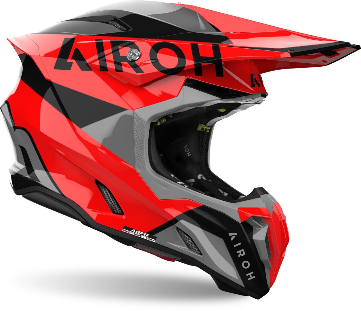 Airoh Twist 3 King Motocross hjelm sort/grå/rød M (57/58) Figur 2
