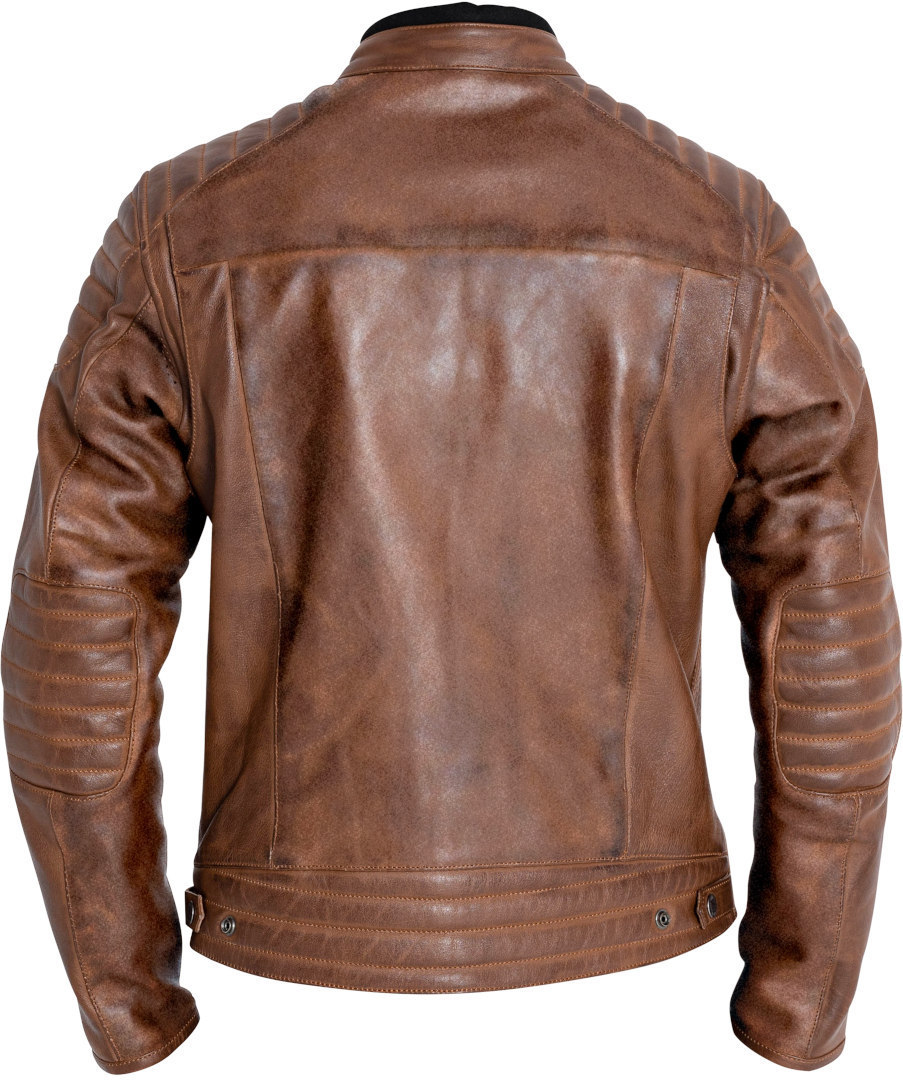 John Doe Dexter Motorfiets lederen jas bruin M Figuur 3