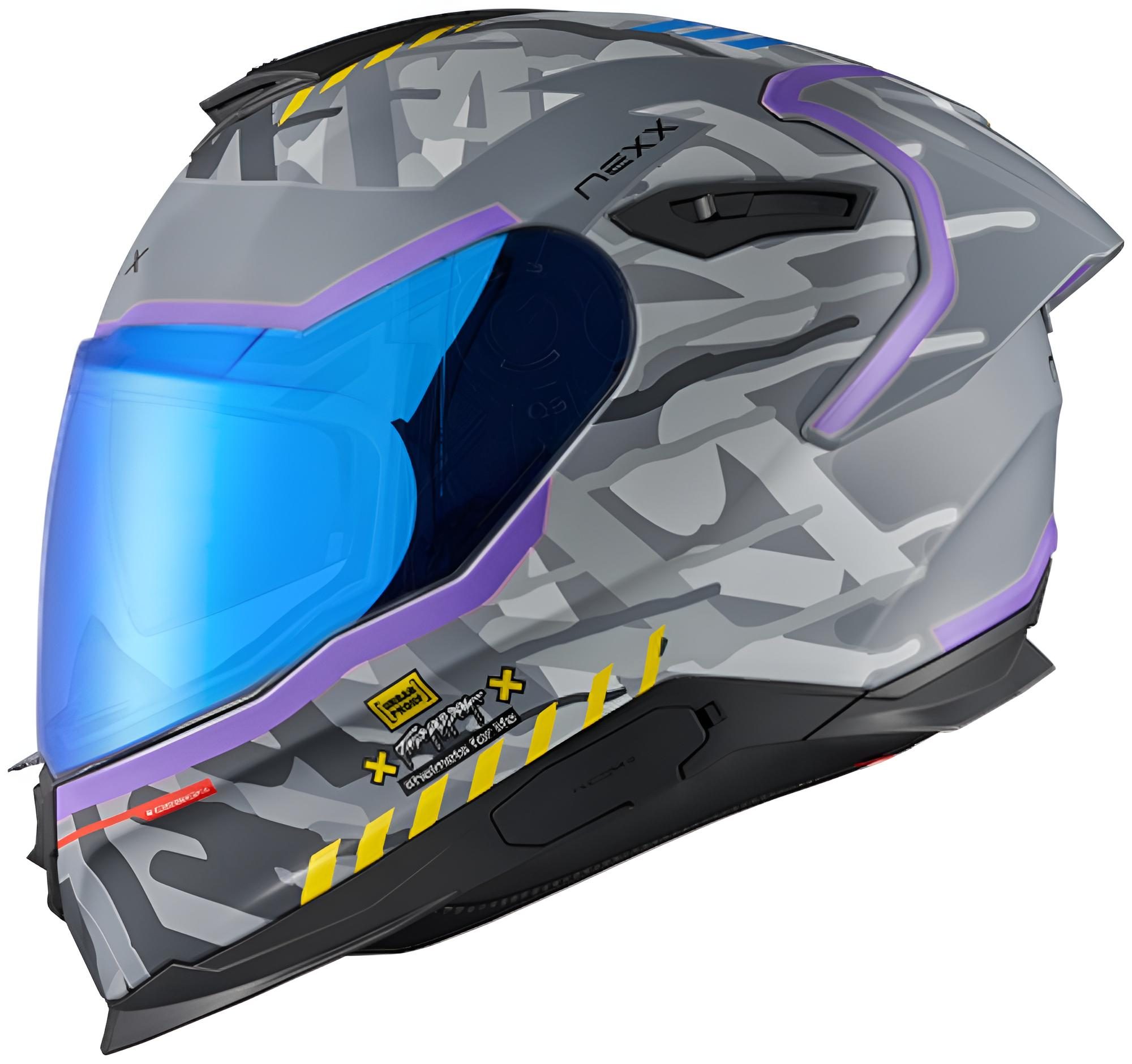 Nexx Y.100R Urbangram Helm grau M (57/58) Abbildung 1