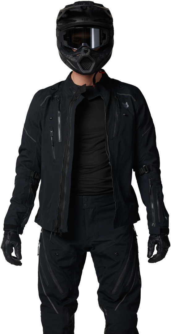 FOX Defend GORE-TEX ADV Motorcycle Textile Jacket black L Figure 8