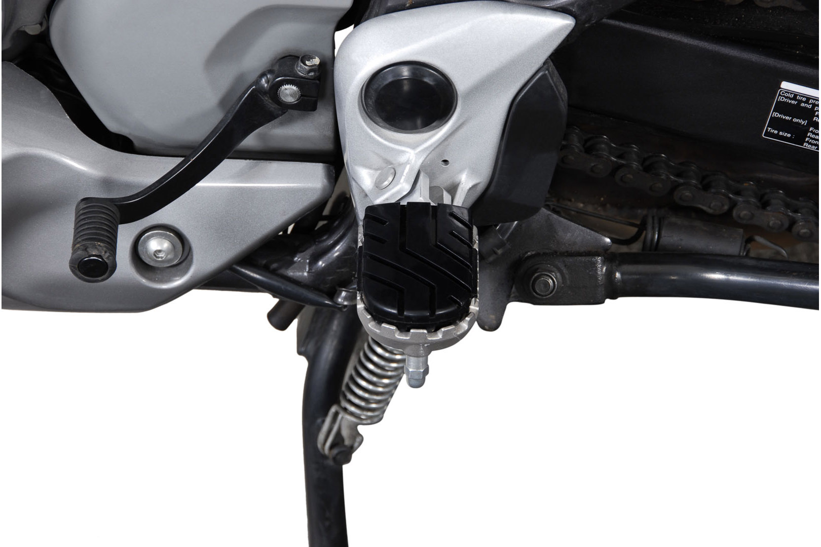 SW-Motech ION fotstödssats - Honda XL650V / XL700V, Moto Morini X-Cape 650. Figur 2