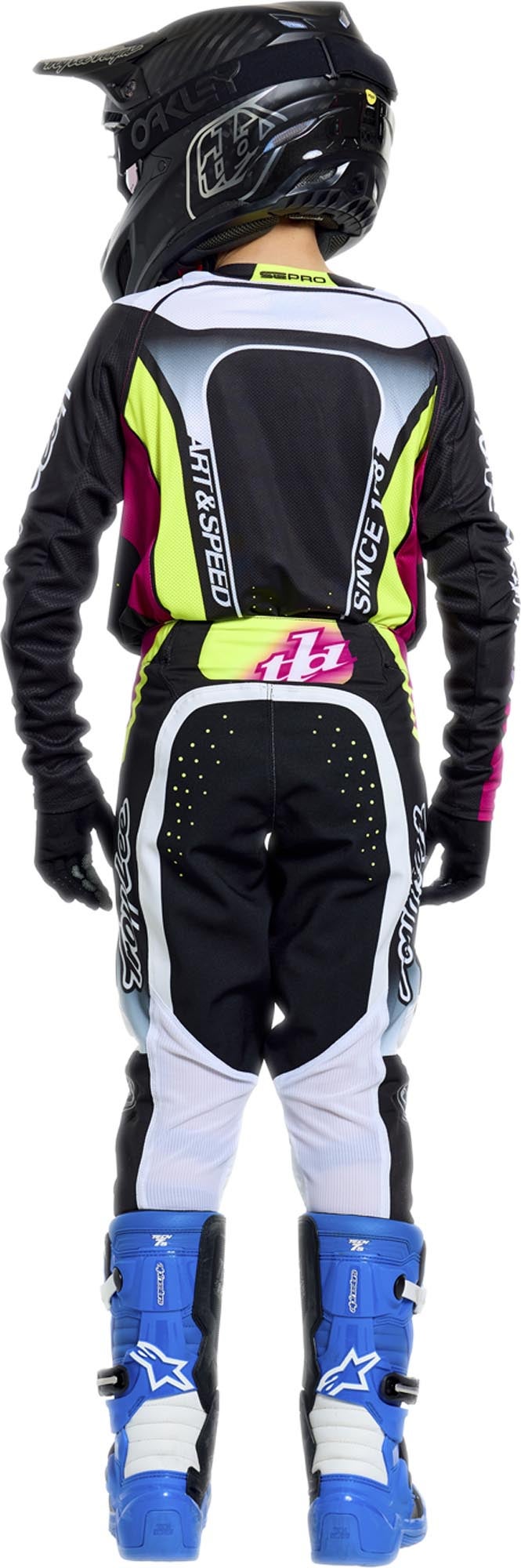 Troy Lee Designs SE Pro Salvo Ungdoms motocrosstrøje Sort/hvid XL Figur 5