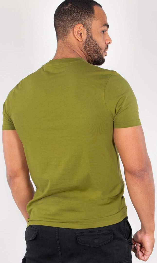 Alpha Industries Basic T シャツ 緑/オレンジ M 図2