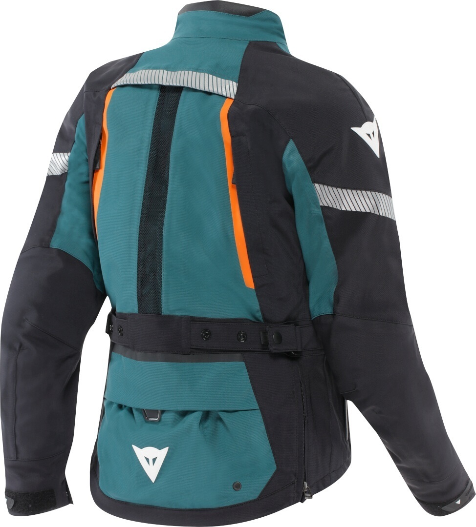 Dainese Mangen Absoluteshell Pro Jachetă textilă impermeabilă pentru motociclete Negru/turcoaz 40 Figura 2
