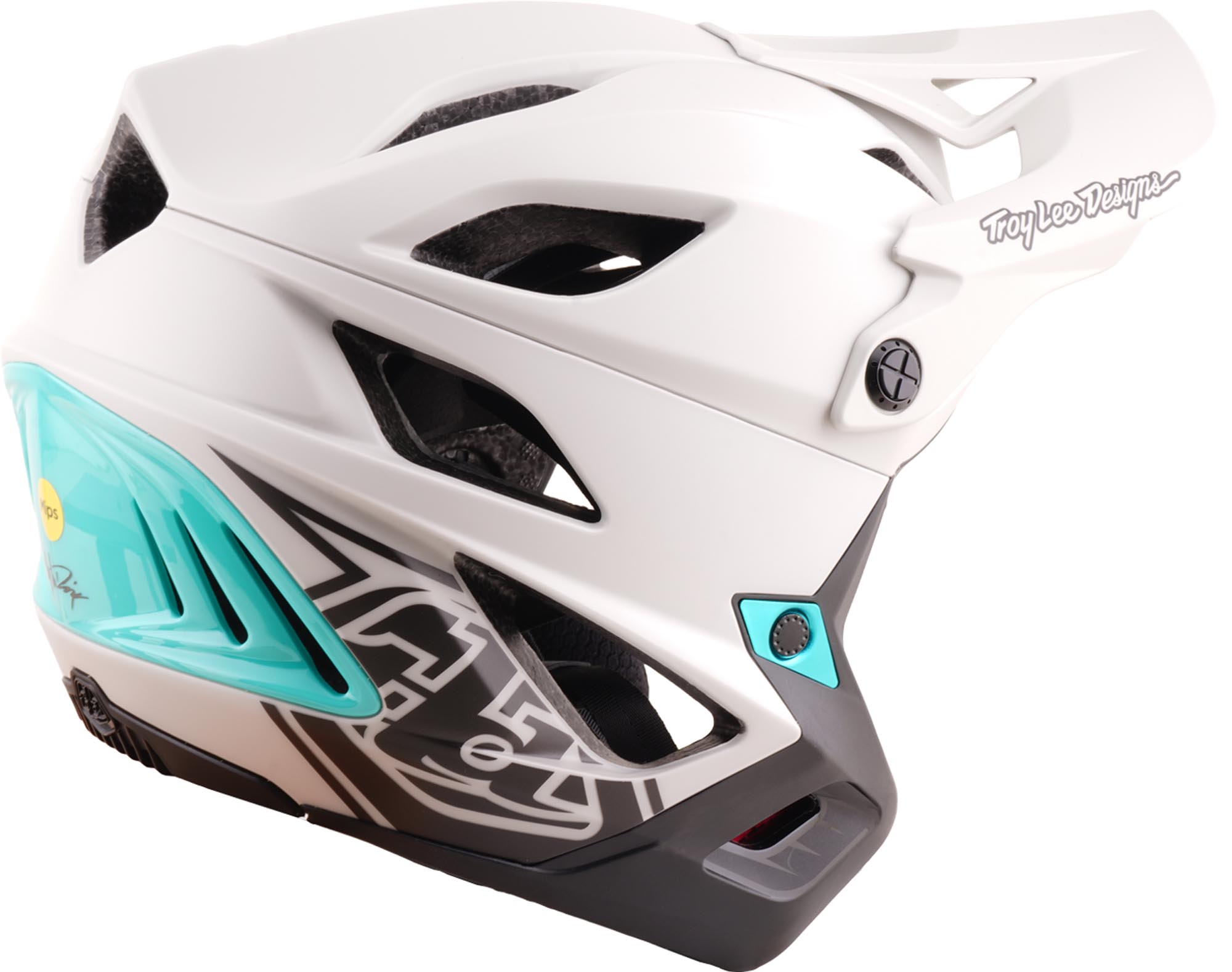 Troy Lee Designs Stage Stunt MIPS Drone Casque de vélo gris/turquoise M-L (57/59) Figure 4