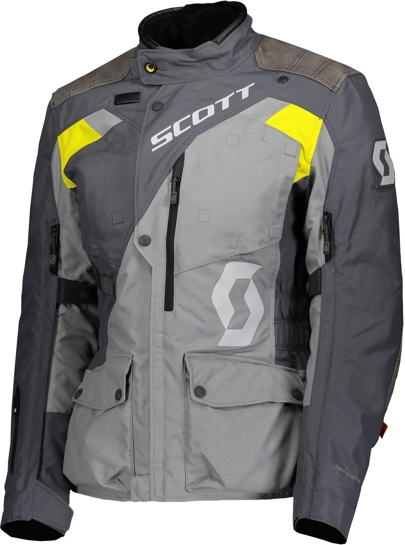 Scott Dualraid Dryo Ladies Motorcycle Textile Jacket grey/yellow 40 Figure 1