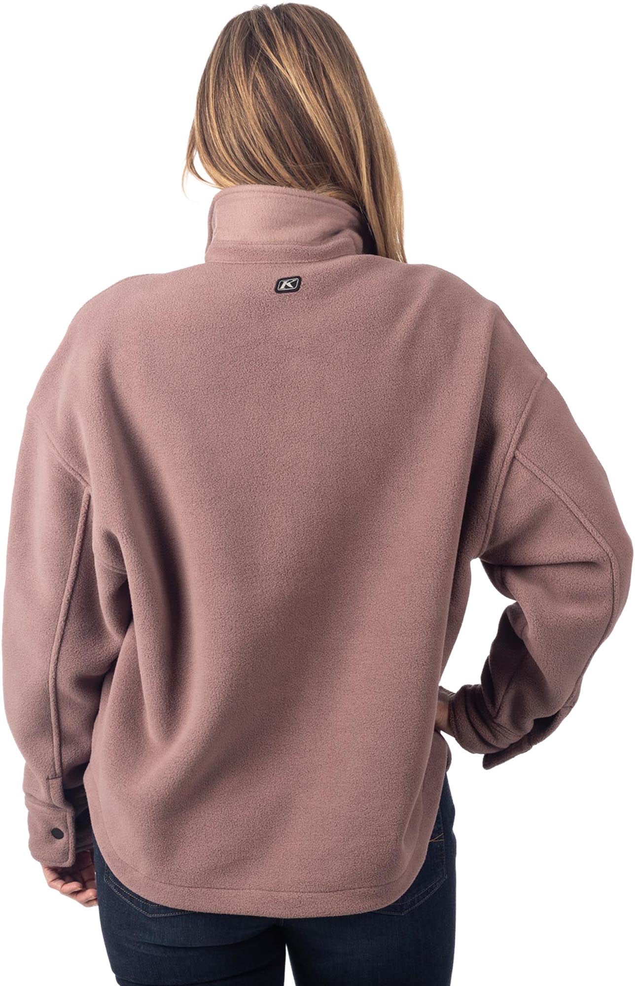 Klim Darby Canyon Giacca camicia in pile femminile viola M Figura 2