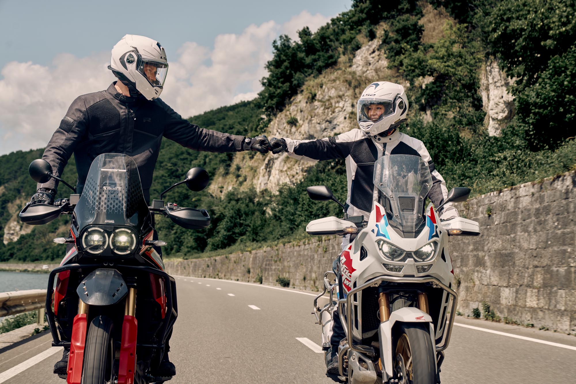 Richa Airstream X-2 wasserdichte Motorrad Textiljacke schwarz L Abbildung 11