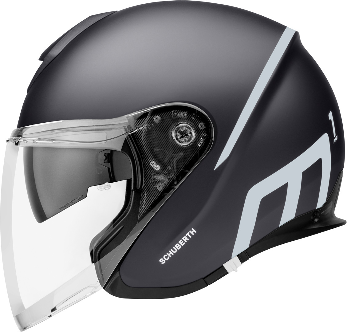 Schuberth M1 Pro Strike Jet hjelm Sort XXL (63) Figur 2