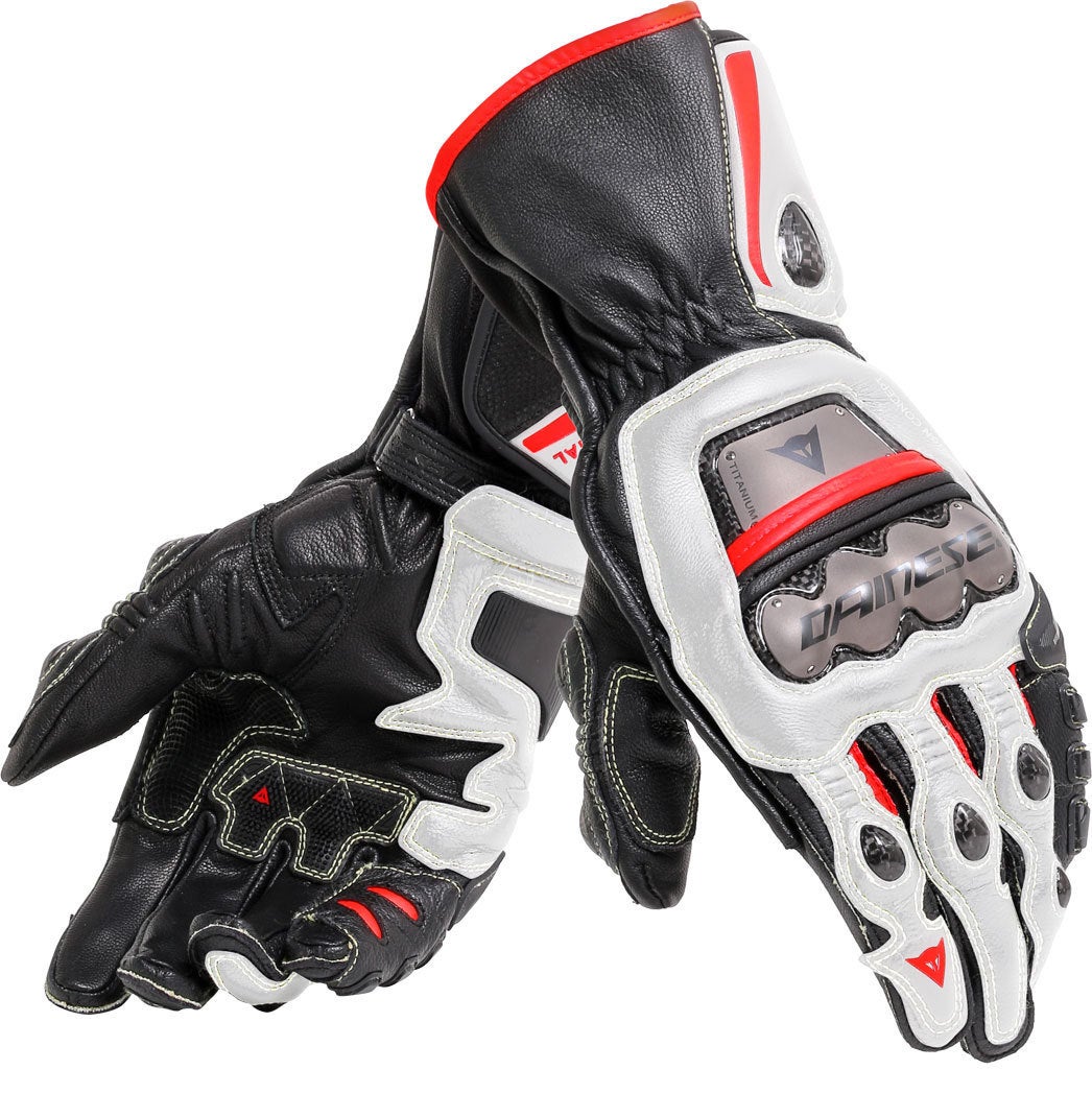 Dainese Full Metal 6 Handsker sort/hvid/rød M Figur 1