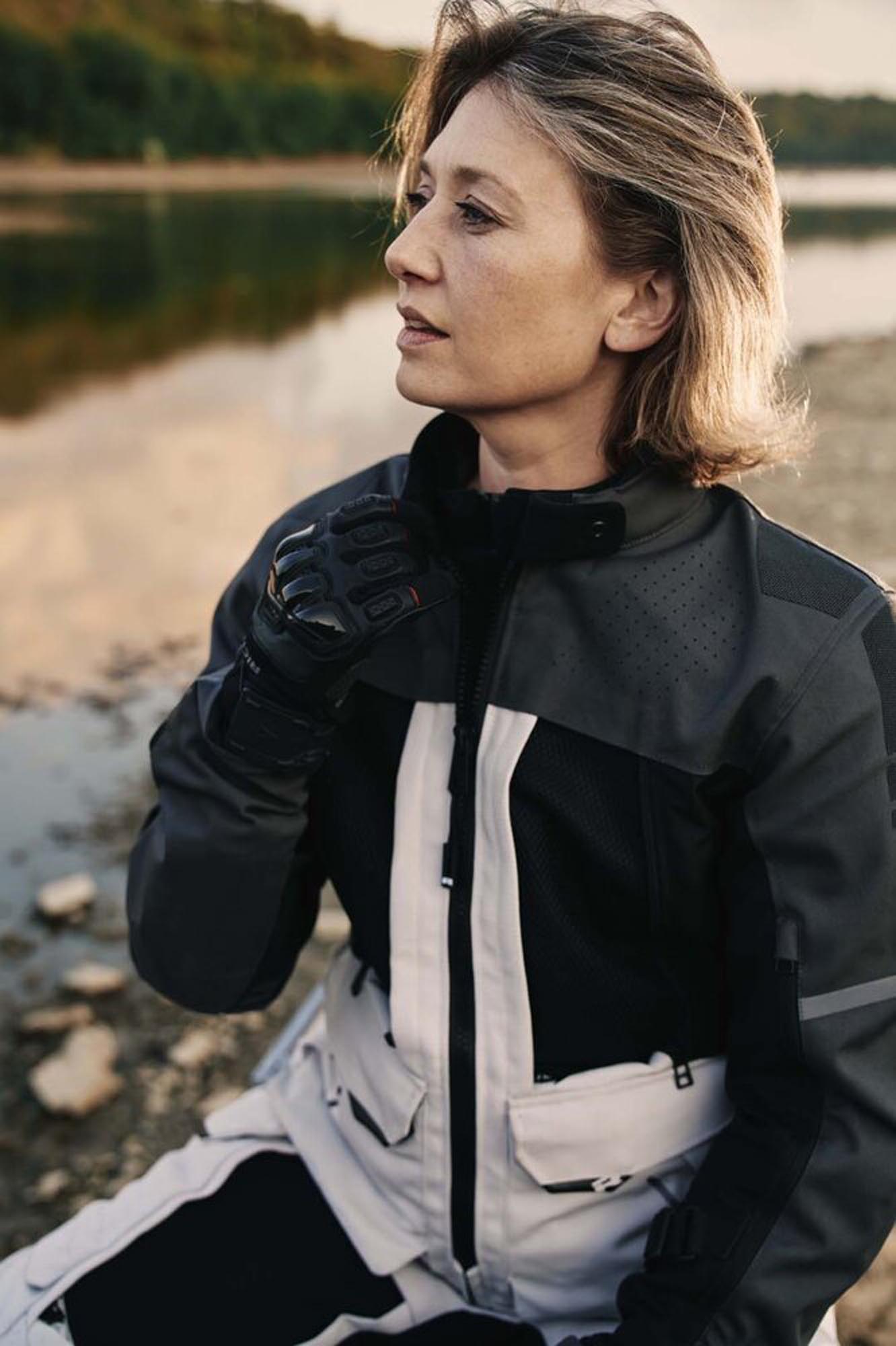 Richa Infinity 3 Adventure waterproof Ladies Motorcycle Textile Jacket grey M Figure 3