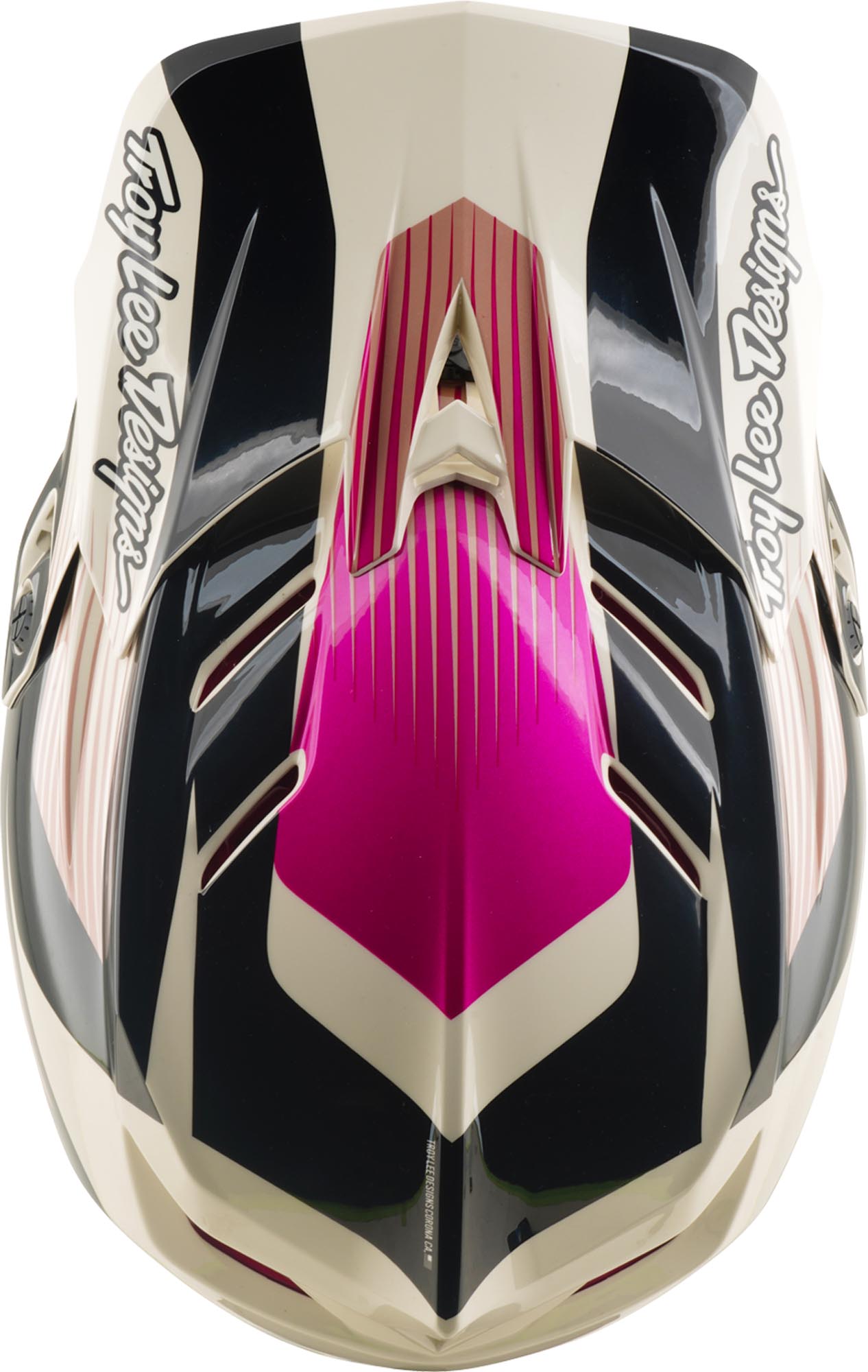 Troy Lee Designs D4 Polyacrylite MIPS Turbo Acid Downhill Helmet S (55/56) Figure 8