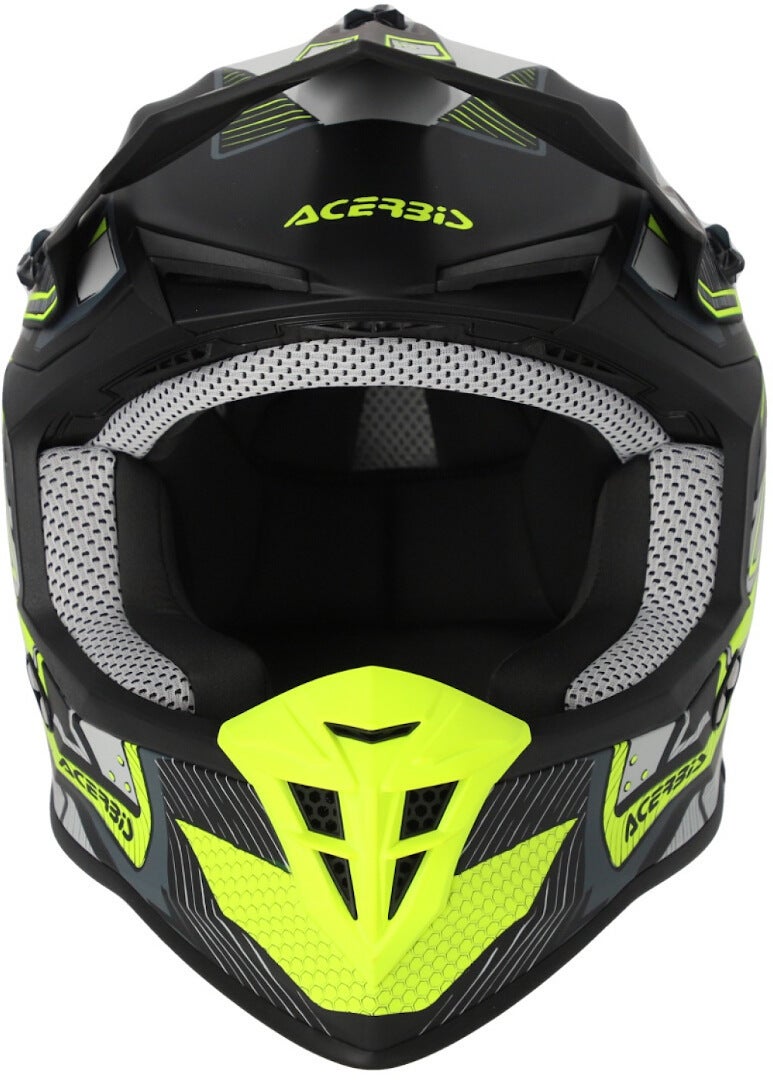 Acerbis Linear Graphic 2024 Motocross Helm schwarz matt/gelb XL (61/62) Abbildung 6