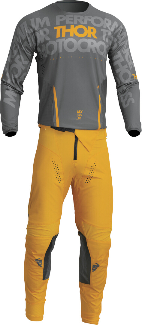 Thor Pulse Mono Motorcross broek Geel 36 Figuur 4