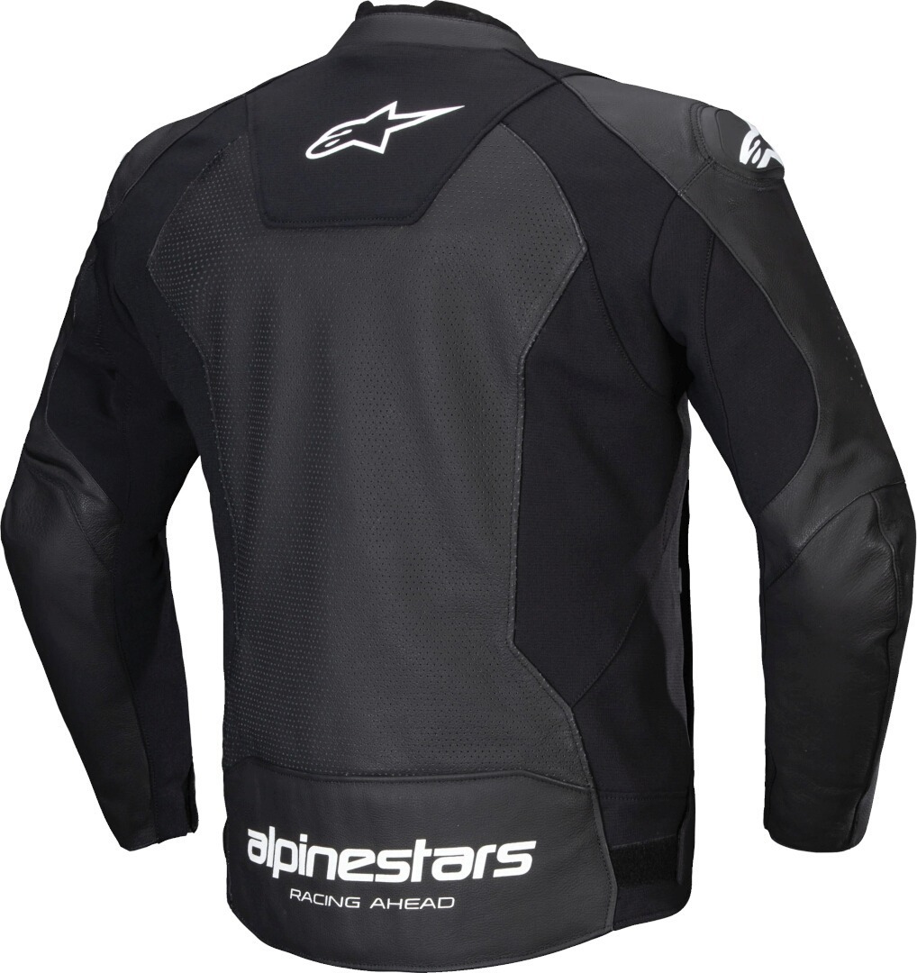 Alpinestars Faster V3 Airflow Jachetă perforată din piele de motocicletă / Textilă alb/negru 48 Figura 2