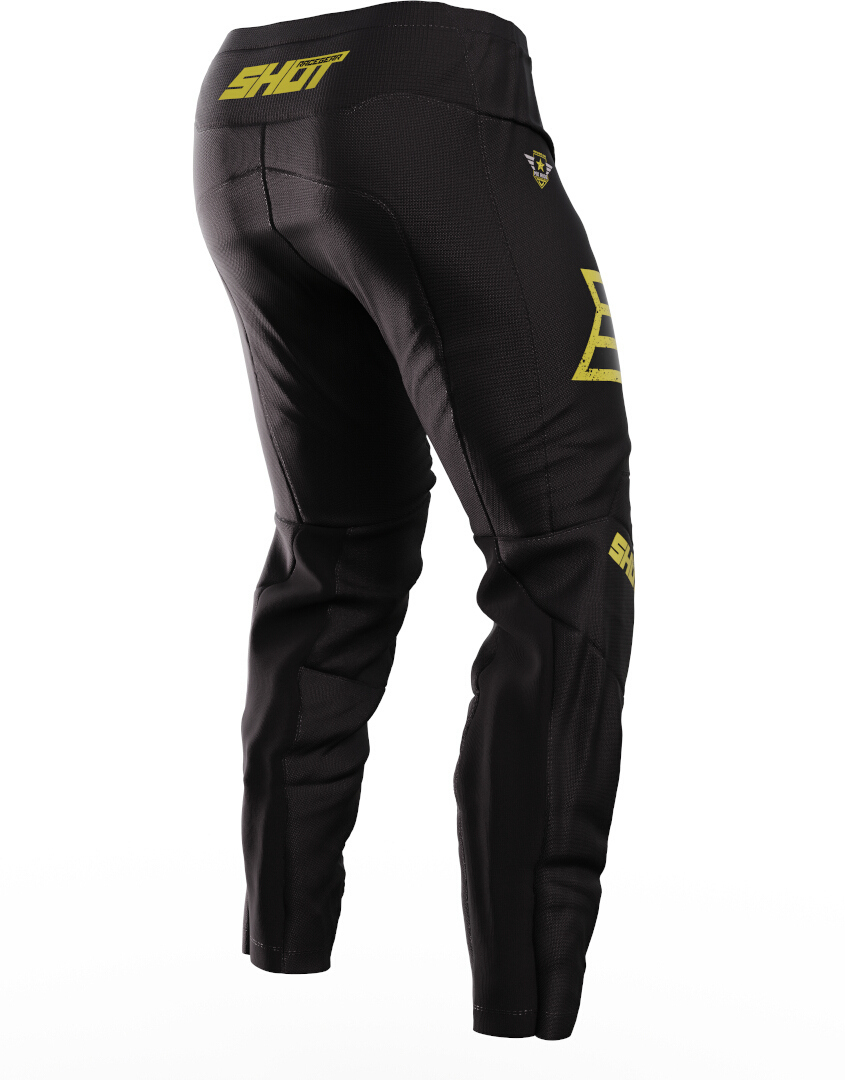 Shot Devo Army Pantaloni Motocross nero/oro 40 Figura 2