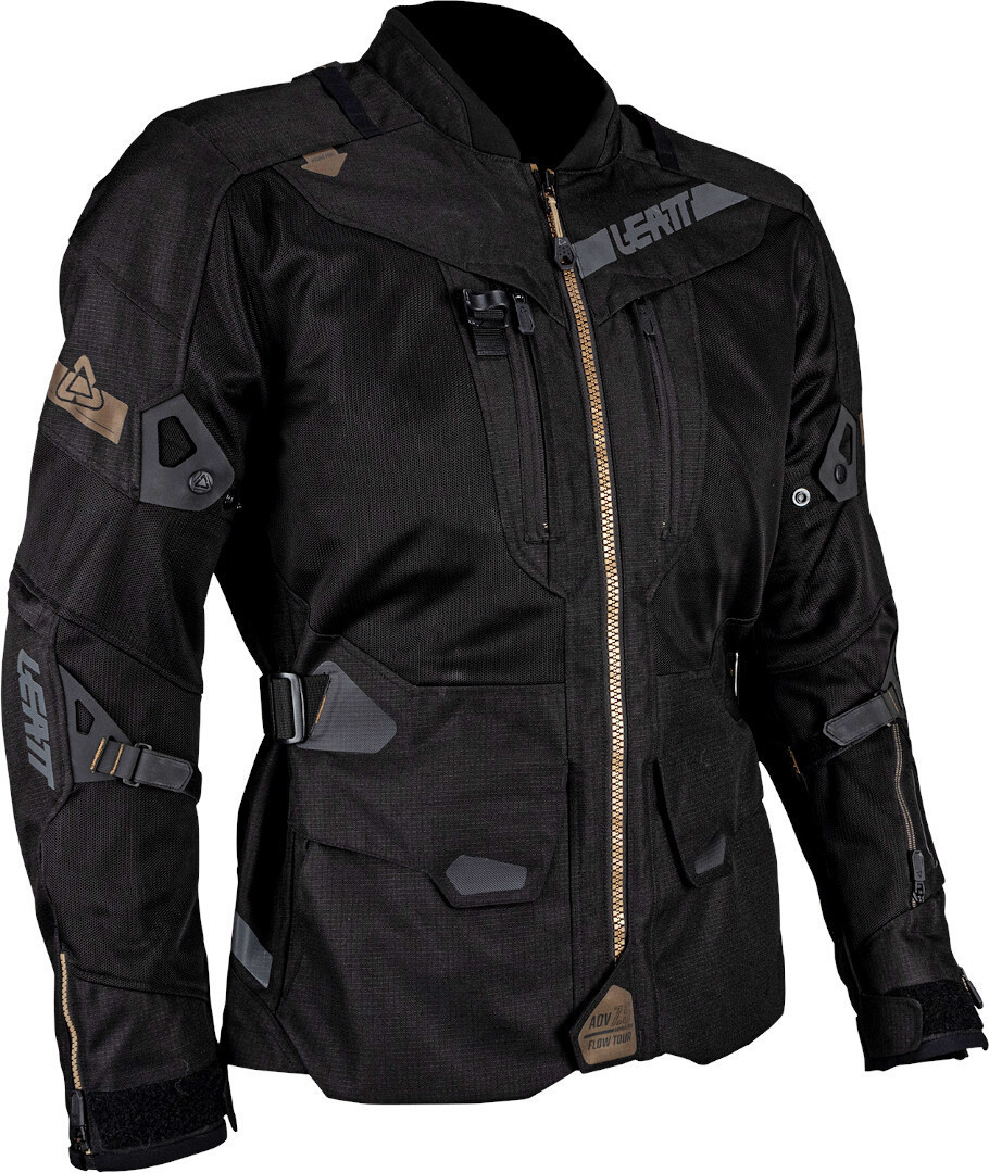 Leatt ADV FlowTour 7.5 waterproof Motorcycle Textile Jacket black/dark grey 3XL Figure 5