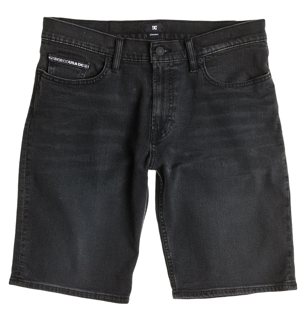 DC Worker Straight Denim Short Pierre grise 31 Figure 4