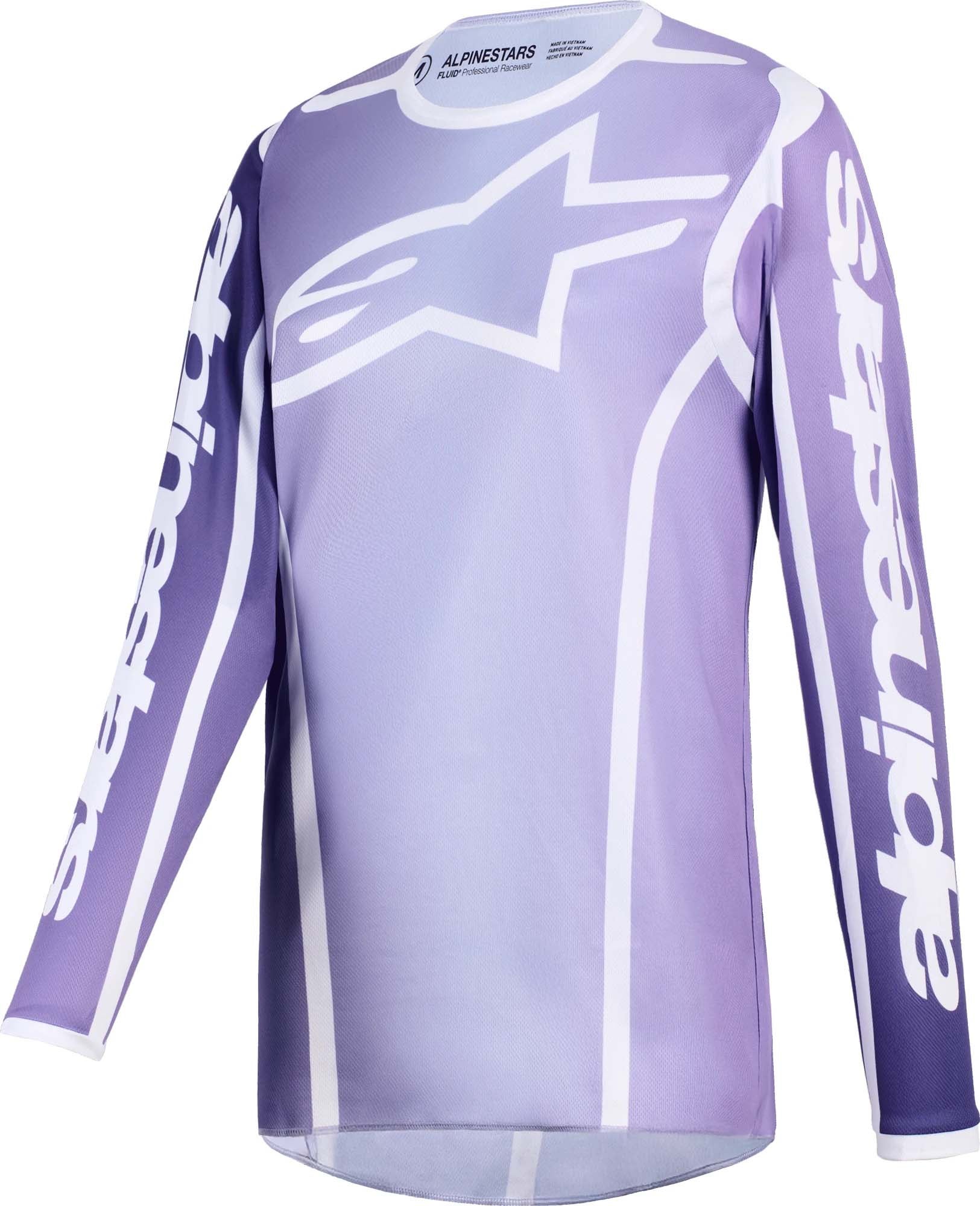 Alpinestars Stella Fluid Apex レディースモトクロスジャージ 紫 S 図1