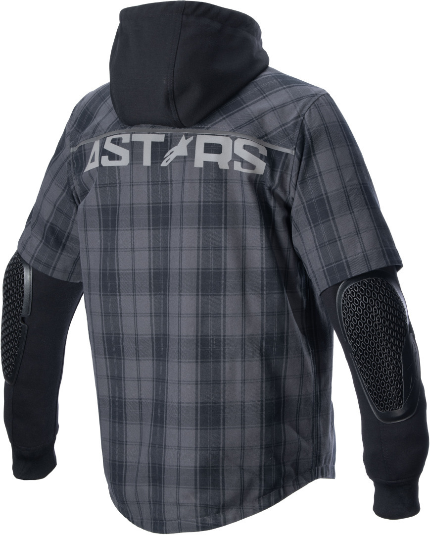 Alpinestars MO.ST.EQ Tartan Cămașă de motocicletă Negru/gri 4XL Figura 2