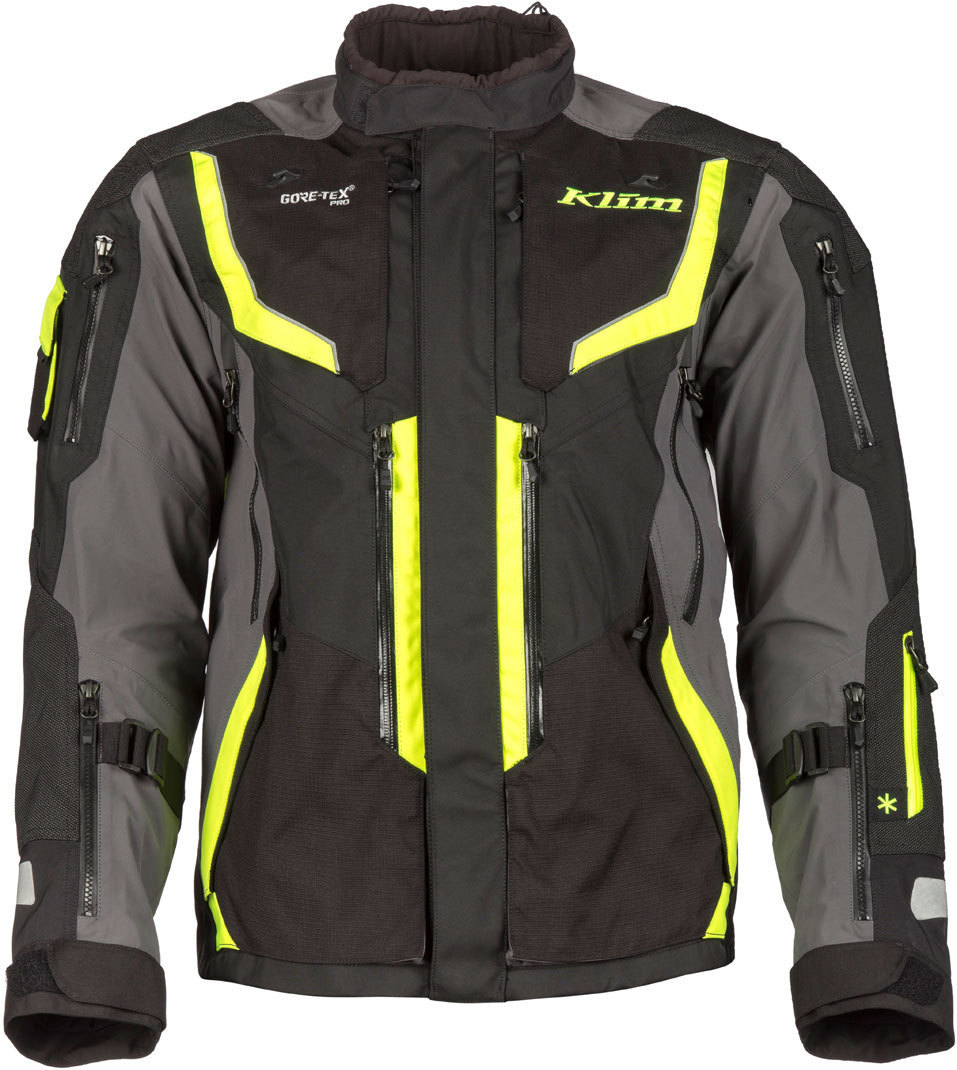 Klim Badlands Pro Motorcycle Textile Jacket neon yellow M Figure 2