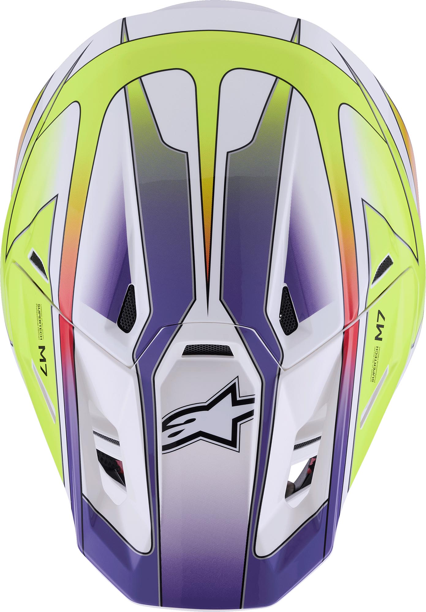 Alpinestars S-M7 Fuse Cască de motocross Alb/Multicolor M (57/58) Figura 3