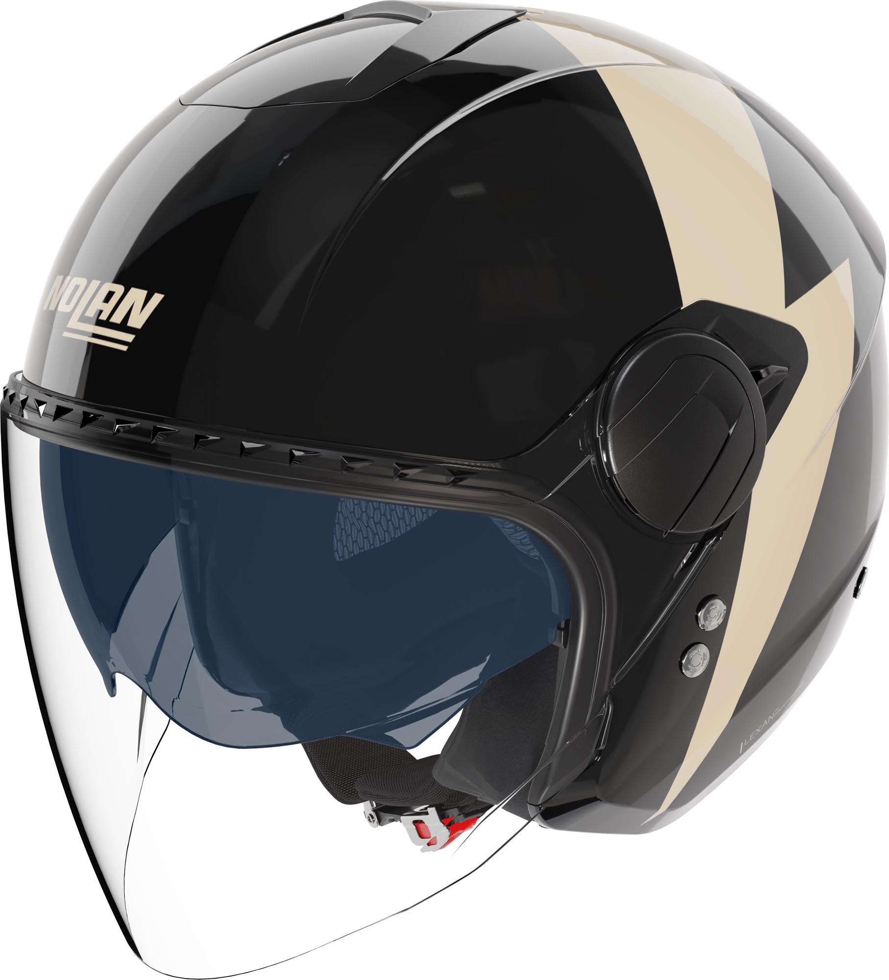 Nolan N20-2 Visor Impeto Jethjelm Sort/beige M (58) Figur 1