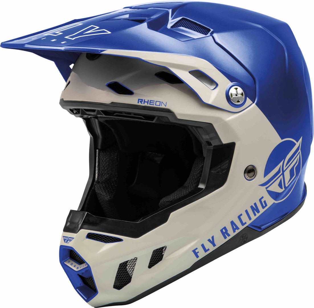 Fly Racing Formula CC Centrum Capacete de Motocross Cinza/azul XXL (63) Figura 4