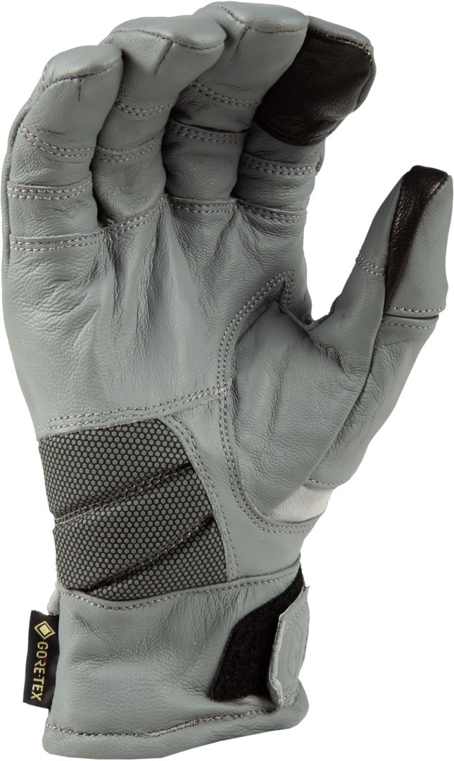 Klim Adventure GTX Short Motorradhandschuhe hellgrau 2XL Abbildung 2