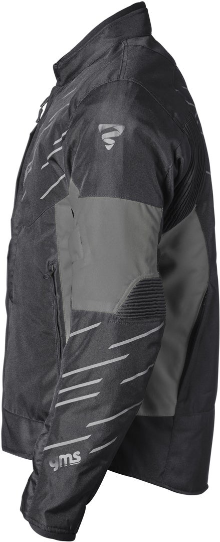 GMS Kasai waterproof Motorcycle Textile Jacket black/grey 5XL Figure 2