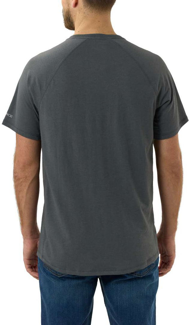 Carhartt Force Flex Block Logo T-shirt mörkgrå S Figur 3
