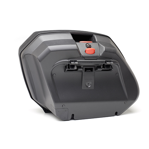 GIVI V37 Monokey Cutia laterală Negru/argintiu/transparent 37 Ltr. Figura 2