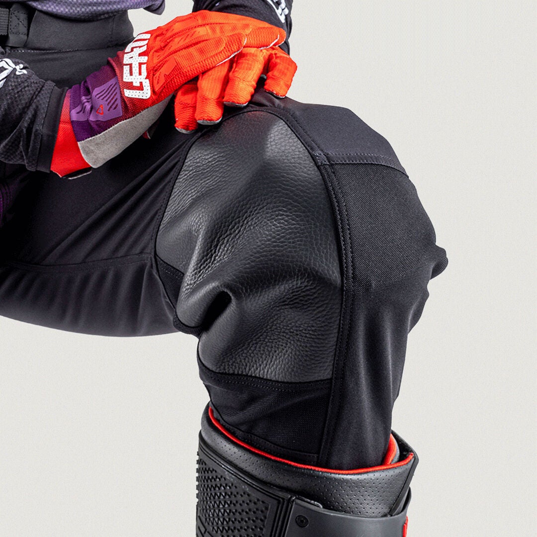 Leatt Moto 4.5 Lite Pantaloni da motocross da donna nero/viola/rosso/bianco L Figura 7