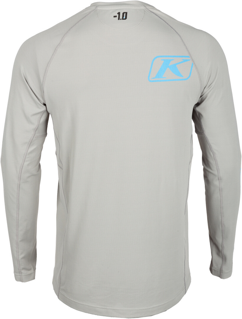 Klim Aggressor -1.0 Cooling 2023 Långärmad funktionell skjorta grå L Figur 2