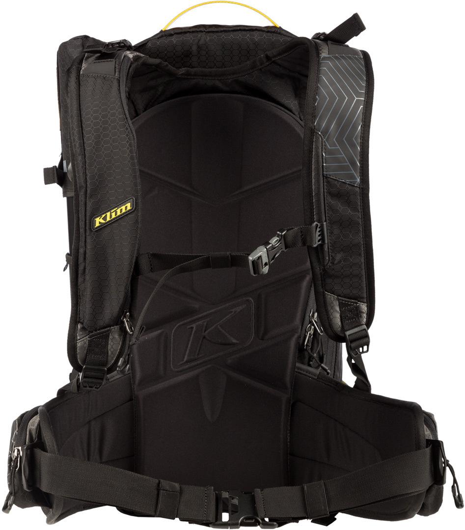 Klim Krew Pak Rucsacul negru/galben Figura 8