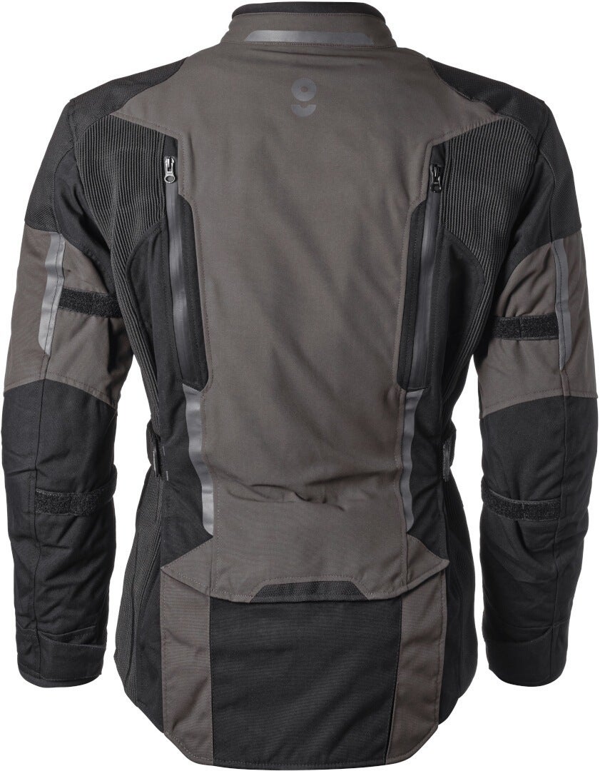 GMS Acamar WP waterdichte motorfiets textieljas zwart/grijs 3XL Figuur 3