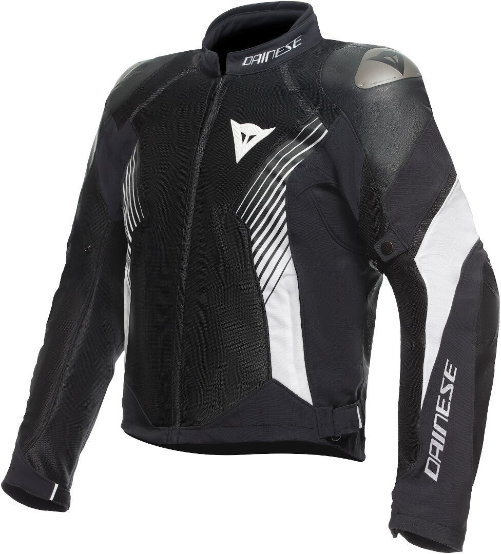 Dainese Super Rider 2 Absoluteshell S26 摩托车纺织夹克 黑/白 50 图1