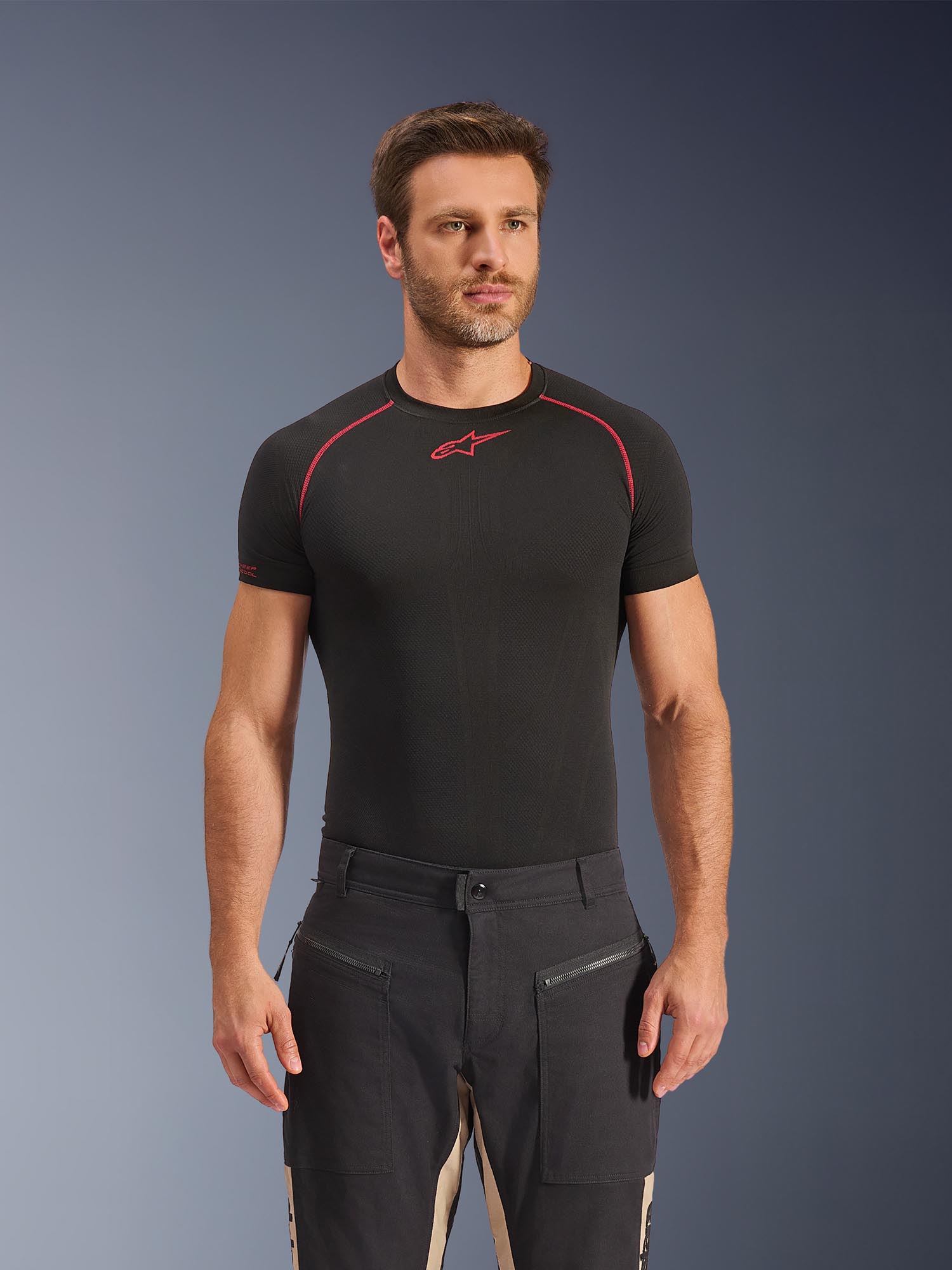 Side view of Alpinestars Flex-Ast Canvas Motorcycle Textile Pants