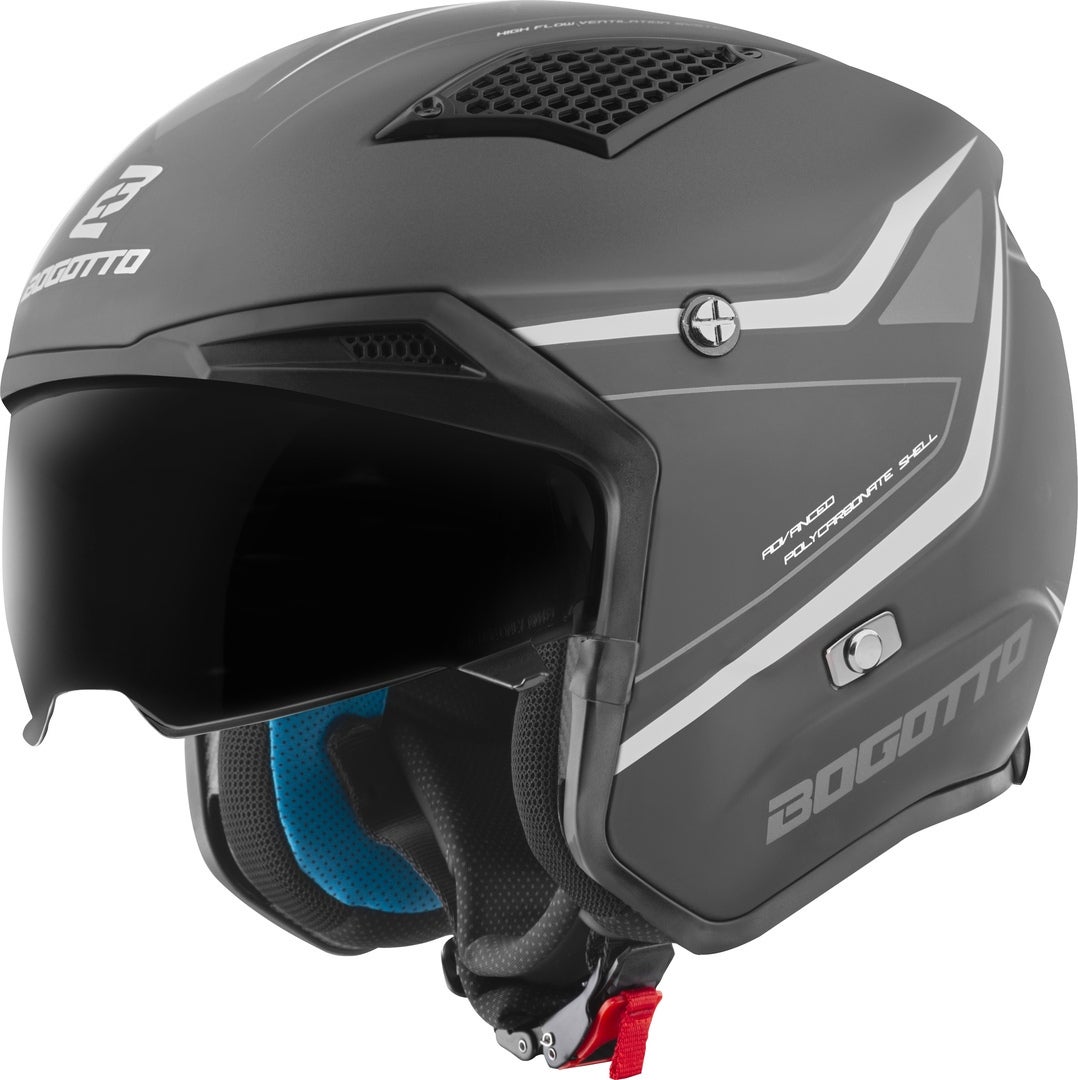 Side view of Bogotto Radic WN-ST 22.06 Helmet
